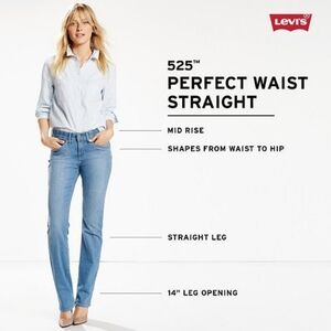 Levi's Blue Straight Leg Jeans
